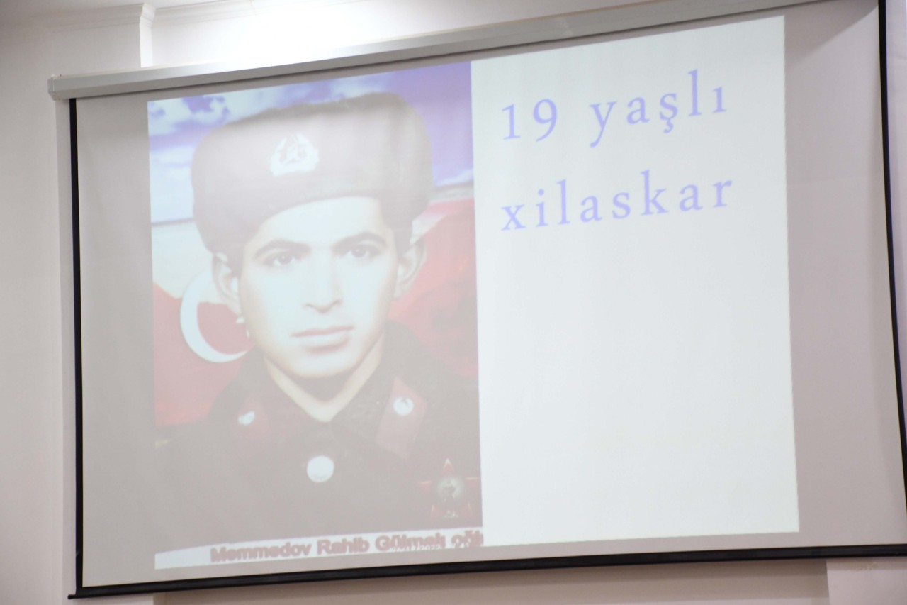 Ağdamda “19 yaşlı xilaskar” adlı sənədli filmin təqdimatı oldu - FOTOLAR