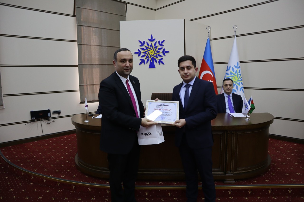 YAP Yasamal rayon təşkilatı Gənclər Gününə həsr olunmuş tədbir keçirdi - FOTOLAR