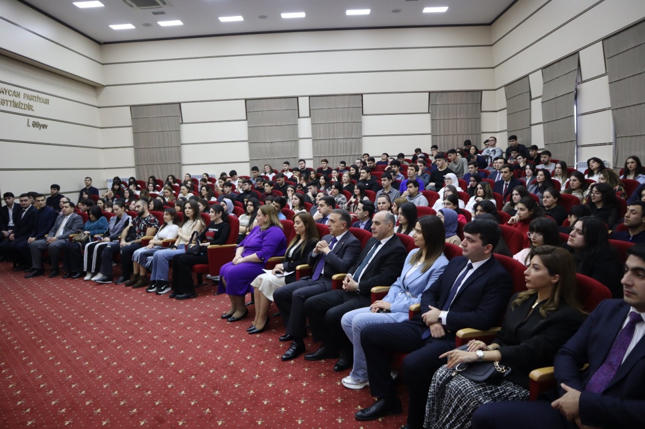YAP Yasamal rayon təşkilatı Gənclər Gününə həsr olunmuş tədbir keçirdi - FOTOLAR