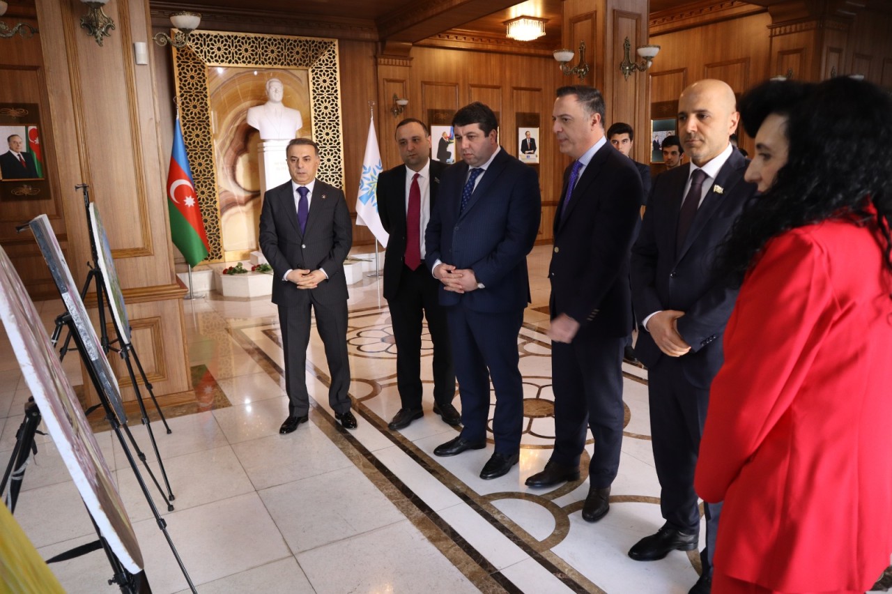 YAP Yasamal rayon təşkilatı Gənclər Gününə həsr olunmuş tədbir keçirdi - FOTOLAR