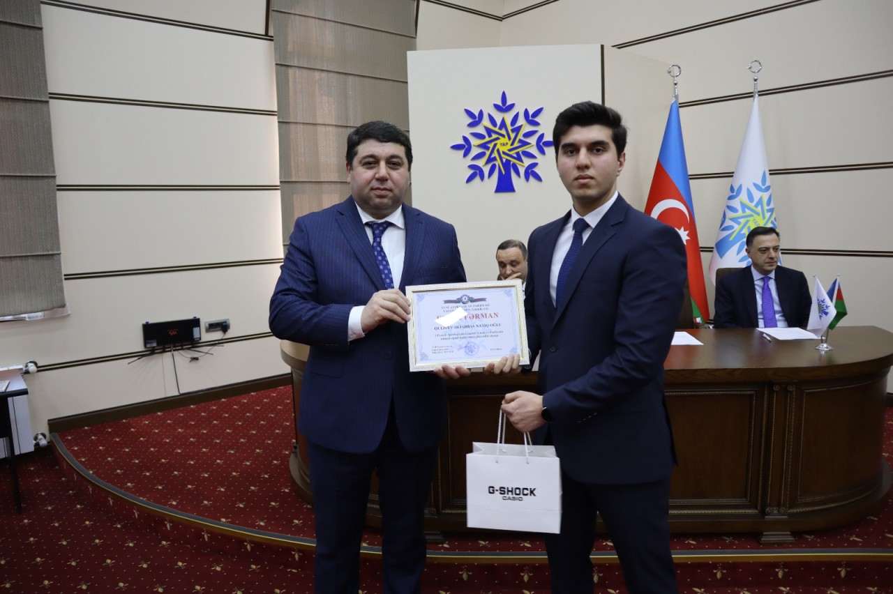 YAP Yasamal rayon təşkilatı Gənclər Gününə həsr olunmuş tədbir keçirdi - FOTOLAR