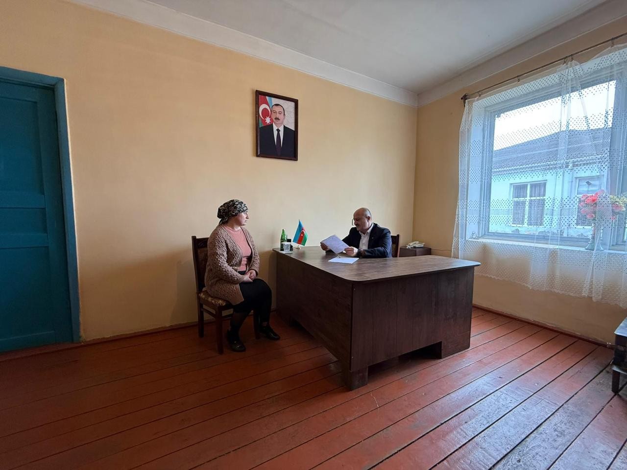 Asif Əsgərov şəhid ailələrini ziyarət etdi - FOTOLAR