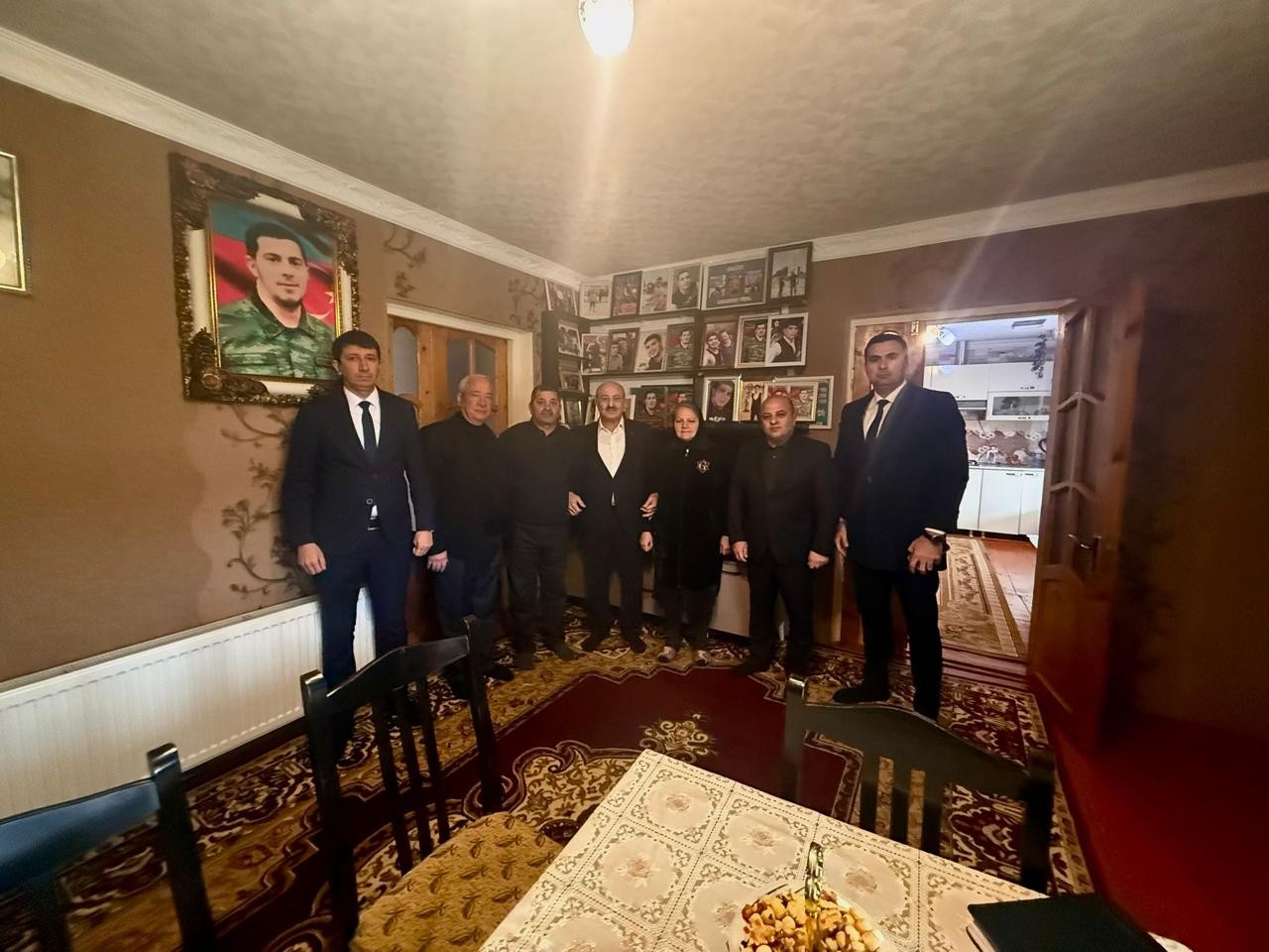 Asif Əsgərov şəhid ailələrini ziyarət etdi - FOTOLAR