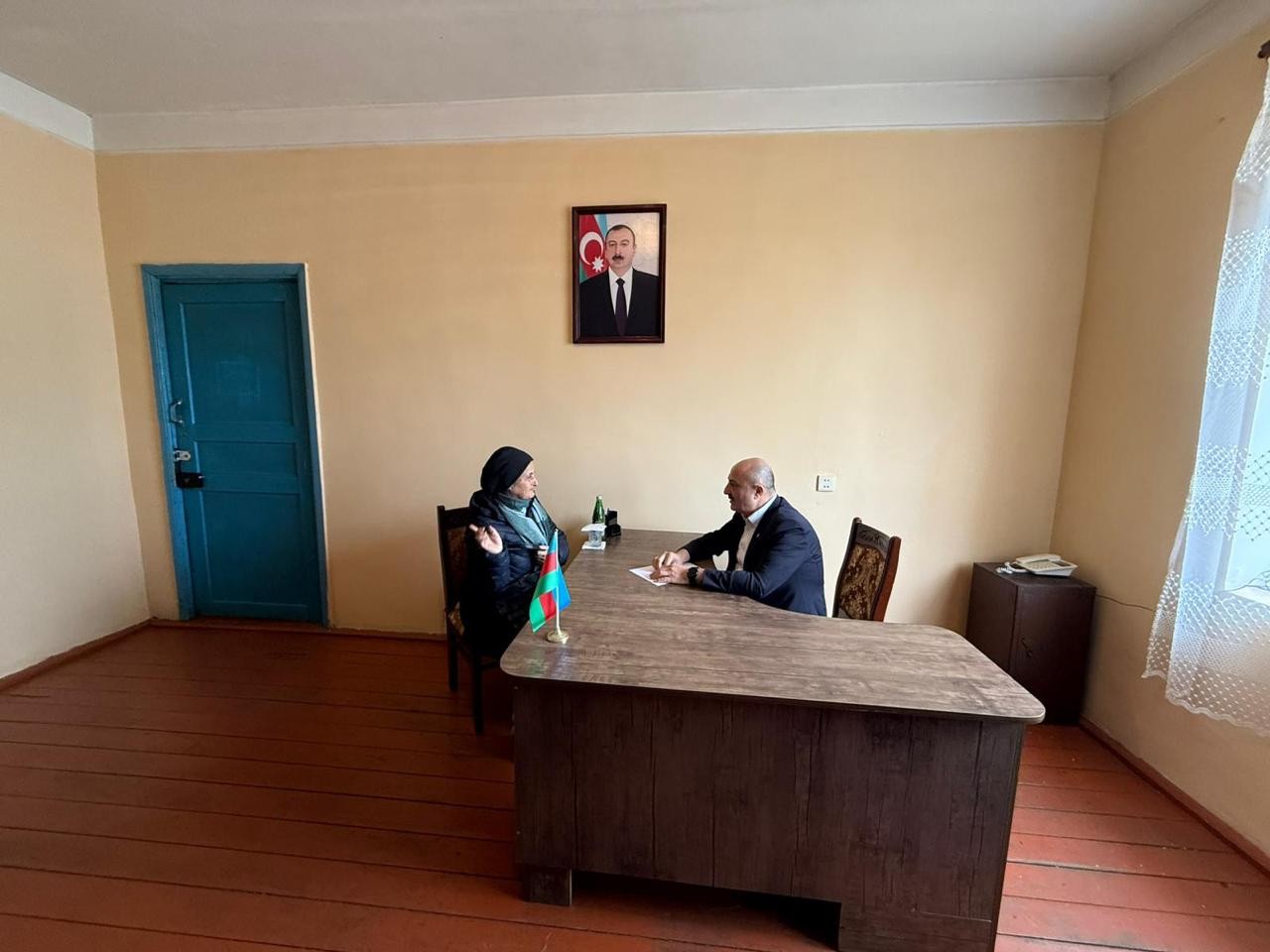 Asif Əsgərov şəhid ailələrini ziyarət etdi - FOTOLAR