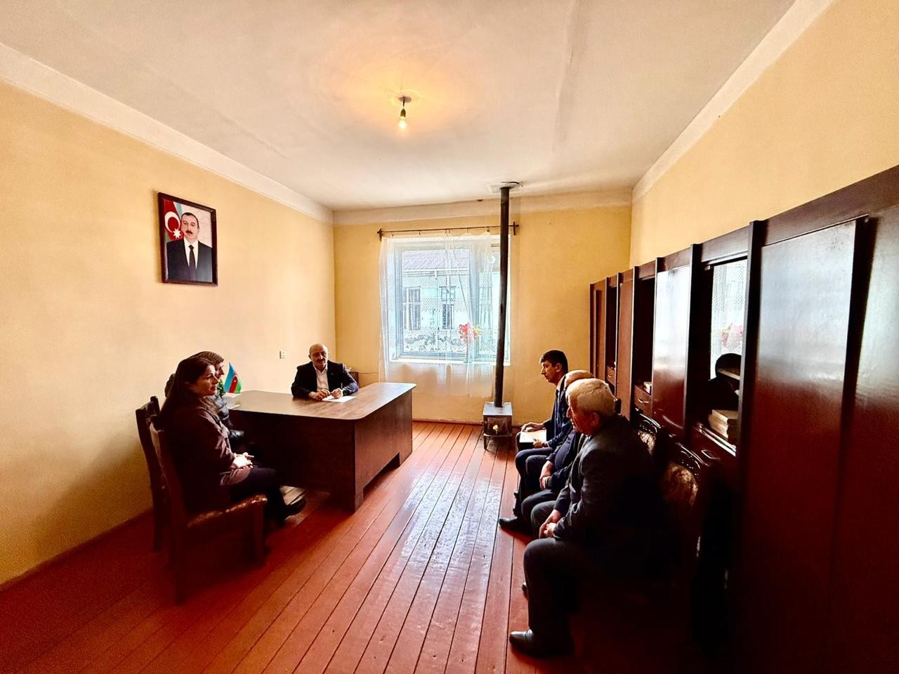 Asif Əsgərov şəhid ailələrini ziyarət etdi - FOTOLAR