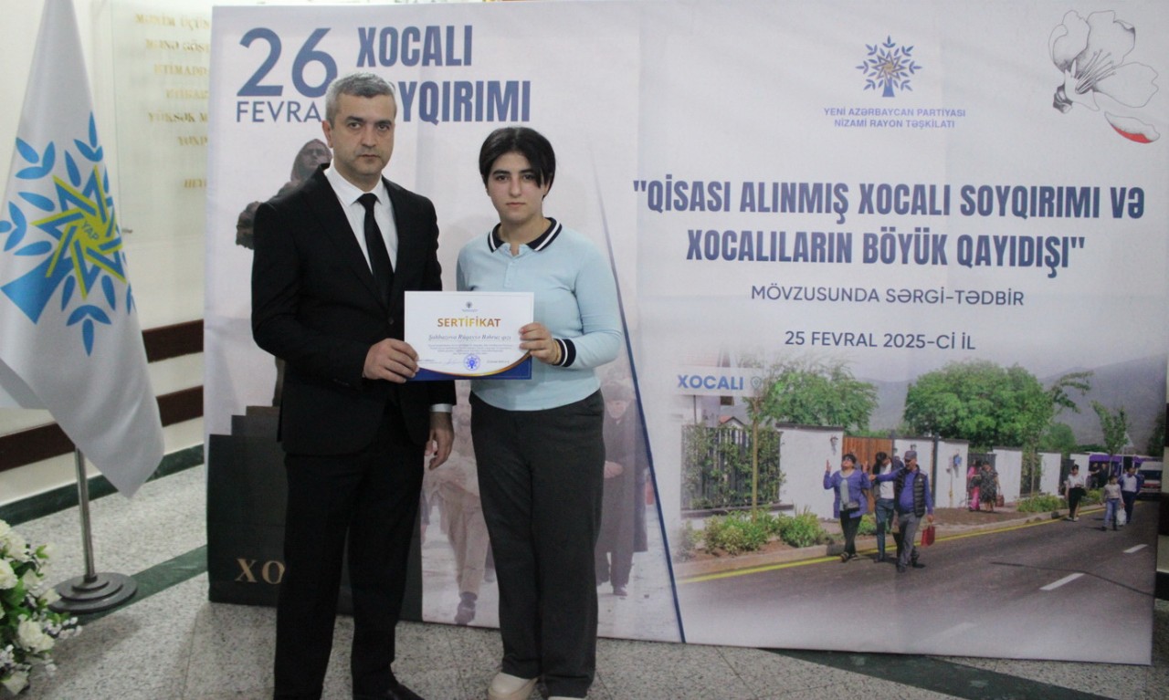 YAP Nizami rayon təşkilatı tədbir keçirdi - FOTOLAR