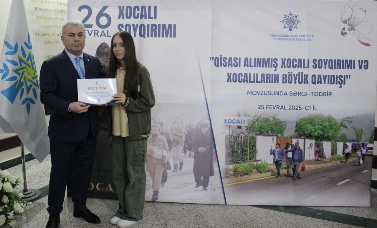 YAP Nizami rayon təşkilatı tədbir keçirdi - FOTOLAR