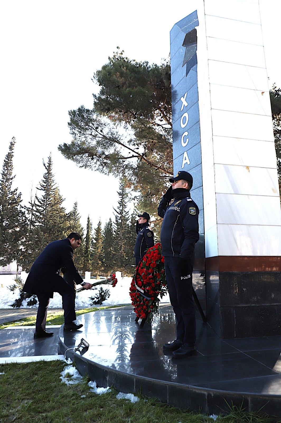 Neftçalada Xocalı soyqırımının 33-cü ildönümü qeyd olunub - FOTOLAR
