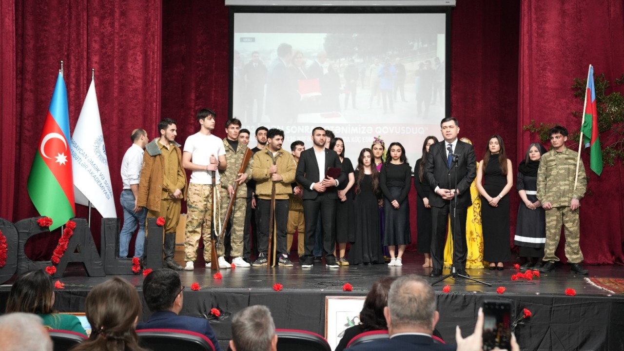 AƏSMA-da Xocalı soyqırımının 33-cü ildönümü qeyd olunub - FOTOLAR