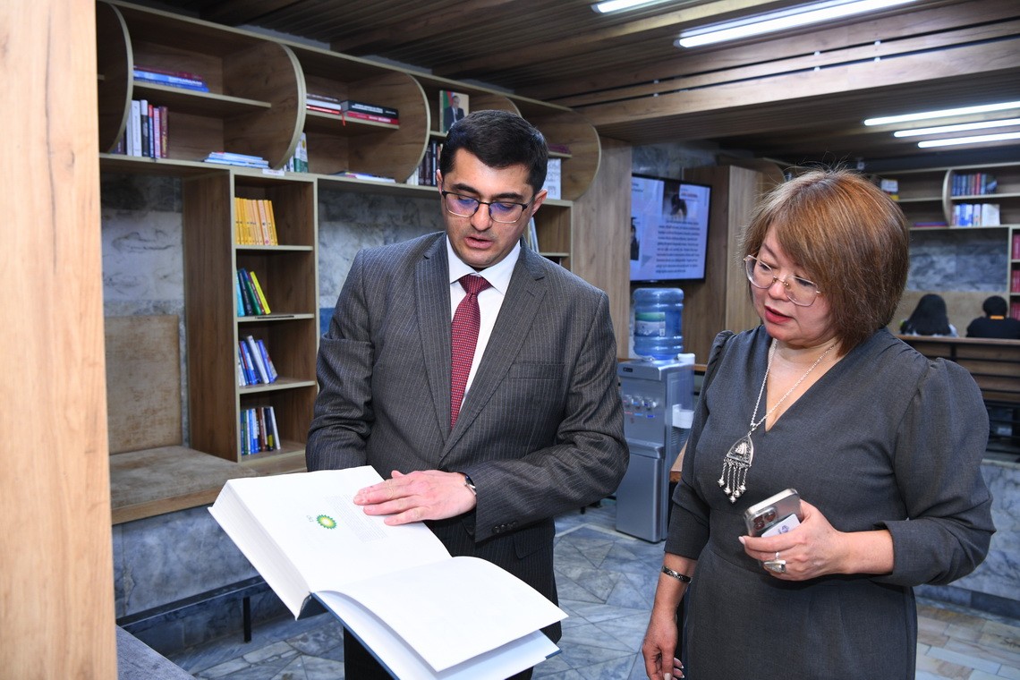 ADNSU ilə Şərqi Qazaxıstan Texniki Universiteti arasında müzakirələr aparıldı - FOTOLAR