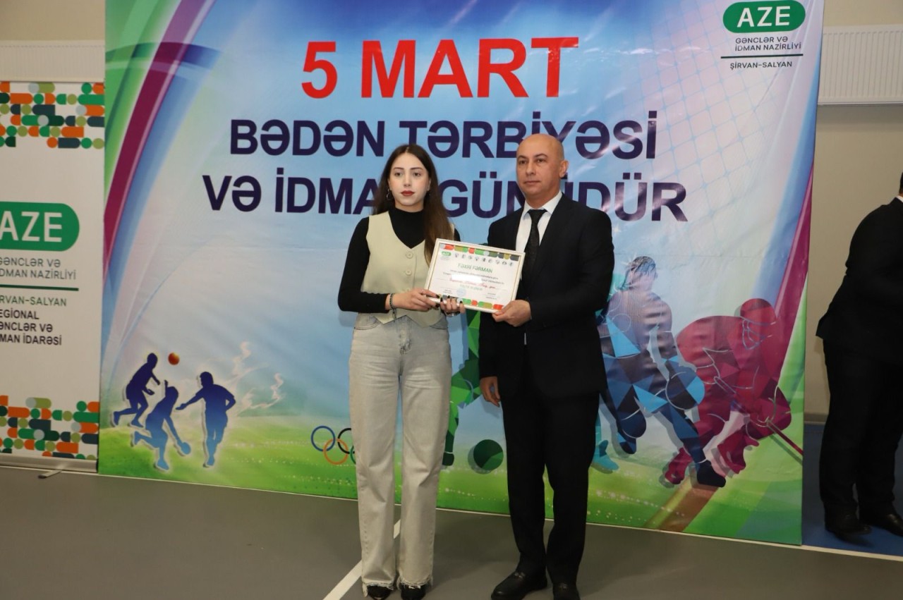 Neftçalada Bədən tərbiyəsi və İdman Günü qeyd olunub - FOTOLAR