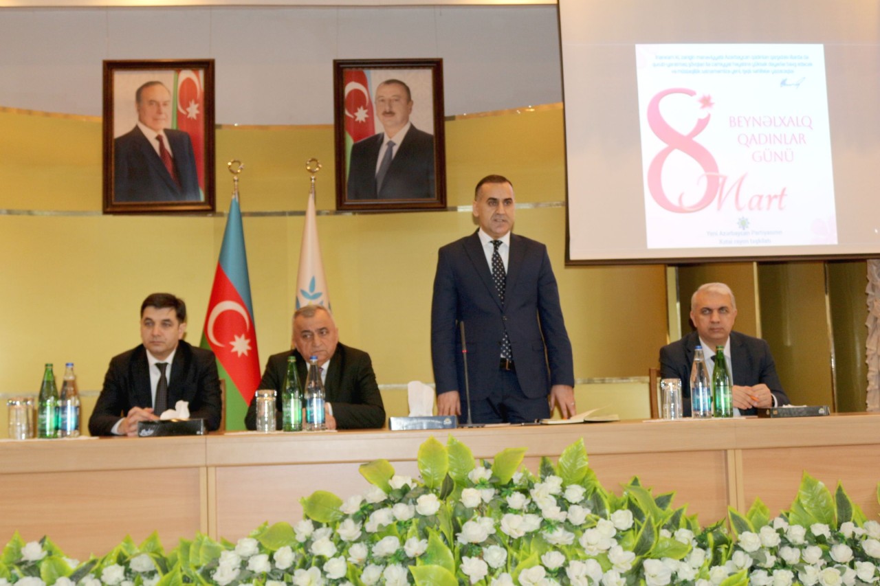 YAP Xətai rayon təşkilatı 8 Martla bağlı tədbir keçirdi - FOTOLAR