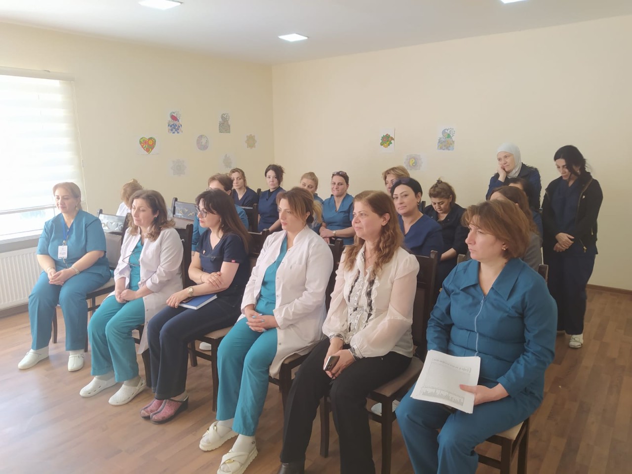 YAP Xəzər rayon təşkilatı partiya üzvləri ilə görüş keçirib - FOTOLAR