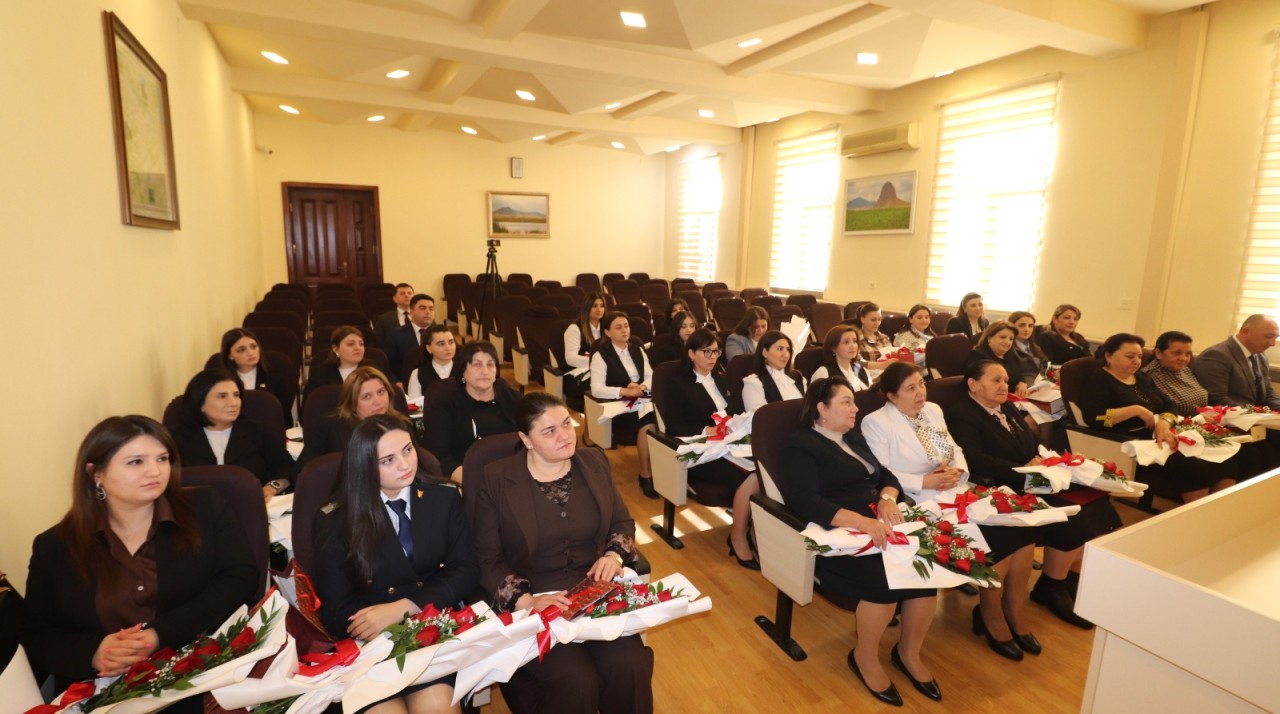 Qazaxda 8 Mart - Beynəlxalq Qadınlar Gününə həsr olunmuş tədbir keçirilib - FOTOLAR