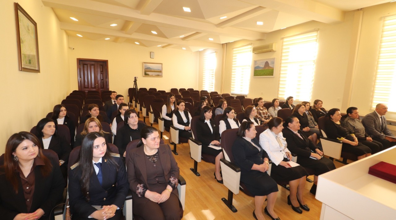Qazaxda 8 Mart - Beynəlxalq Qadınlar Gününə həsr olunmuş tədbir keçirilib - FOTOLAR
