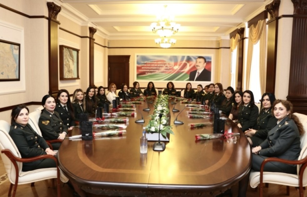 Hərbi Prokurorluqda Beynəlxalq Qadınlar Günü qeyd olunub - FOTOLAR