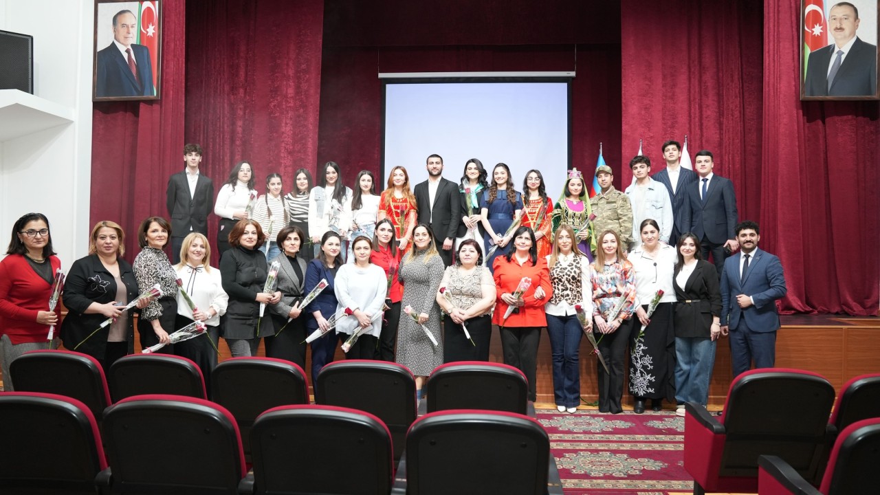 AƏSMA-da 8 Mart - Beynəlxalq Qadınlar Gününə həsr olunmuş tədbir keçirilib - FOTOLAR