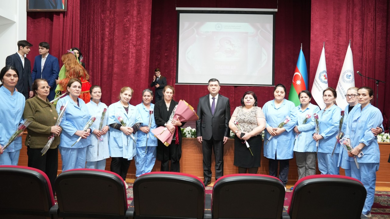 AƏSMA-da 8 Mart - Beynəlxalq Qadınlar Gününə həsr olunmuş tədbir keçirilib - FOTOLAR
