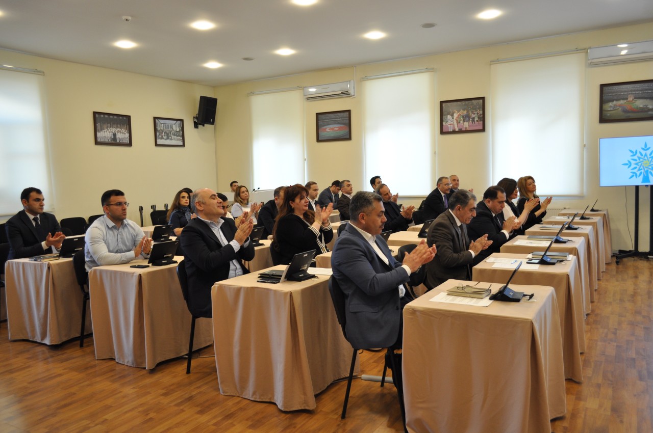 YAP Nərimanov rayon təşkilatı ərazi partiya təşkilatında görüş keçirib - FOTOLAR