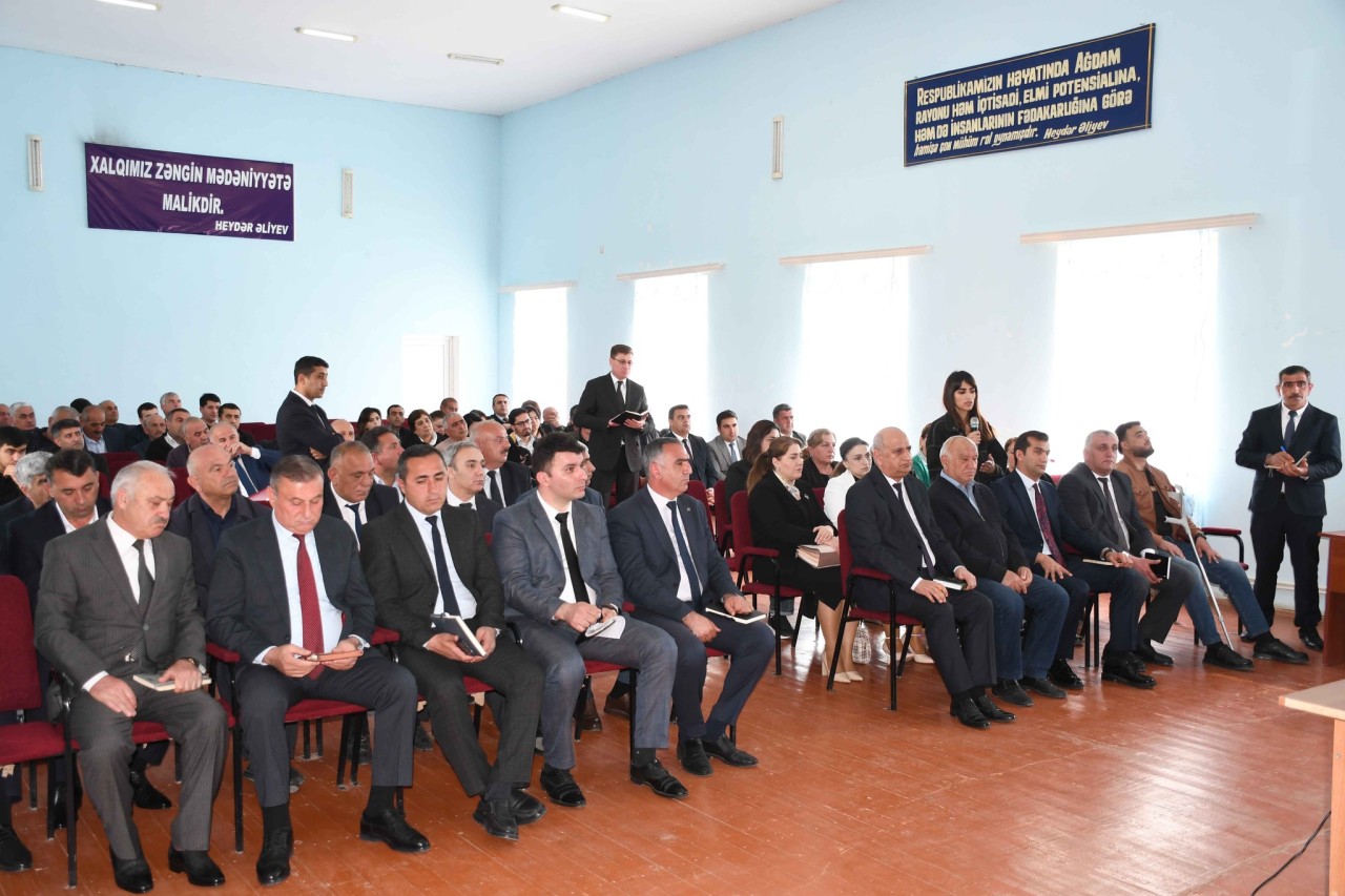 Ağdamın icra başçısı Vaqif Həsənovun növbəti səyyar qəbul-görüşü keçirilib - FOTOLAR