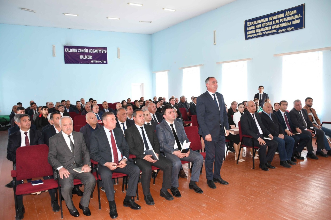 Ağdamın icra başçısı Vaqif Həsənovun növbəti səyyar qəbul-görüşü keçirilib - FOTOLAR