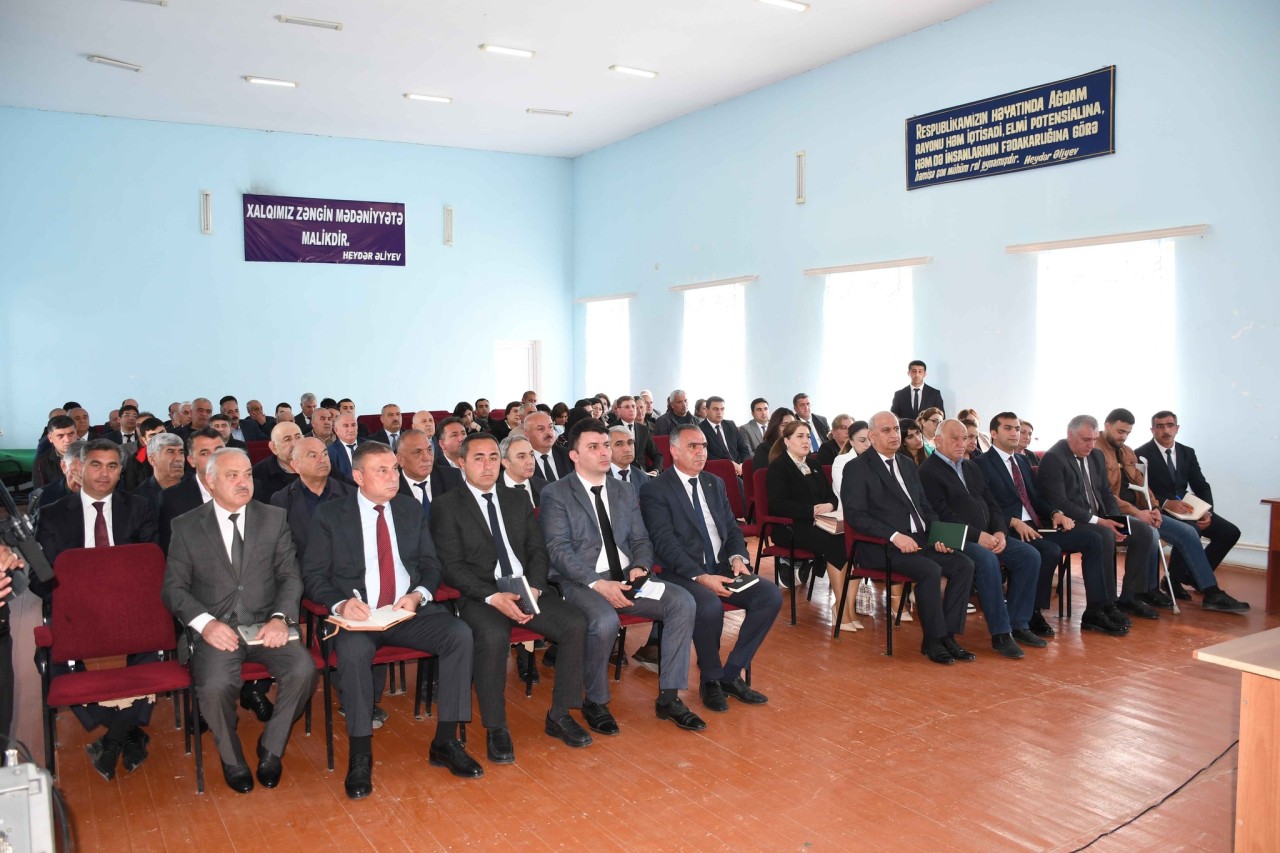 Ağdamın icra başçısı Vaqif Həsənovun növbəti səyyar qəbul-görüşü keçirilib - FOTOLAR