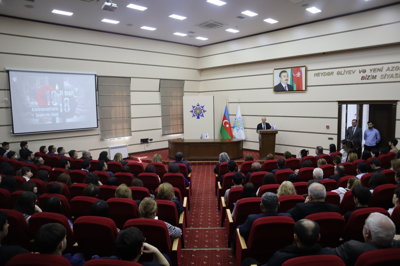 YAP Yasamal rayon təşkilatı Azərbaycanlıların Soyqırımı Günü ilə bağlı tədbir keçirdi - FOTOLAR