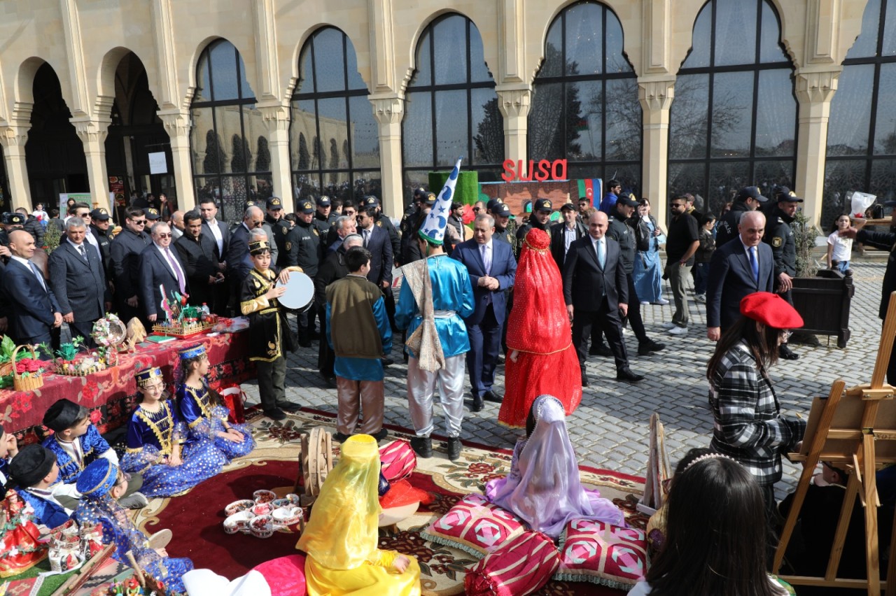 Suraxanıda Novruz bayramı təntənəli qeyd olunub - FOTOLAR