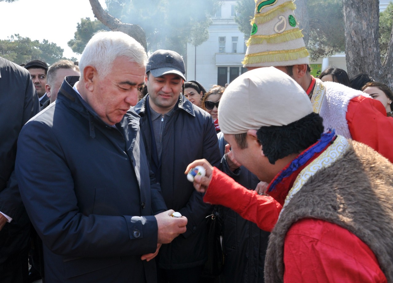 Pirallahıda Novruz bayramı təntənəli qeyd olunub - FOTOLAR
