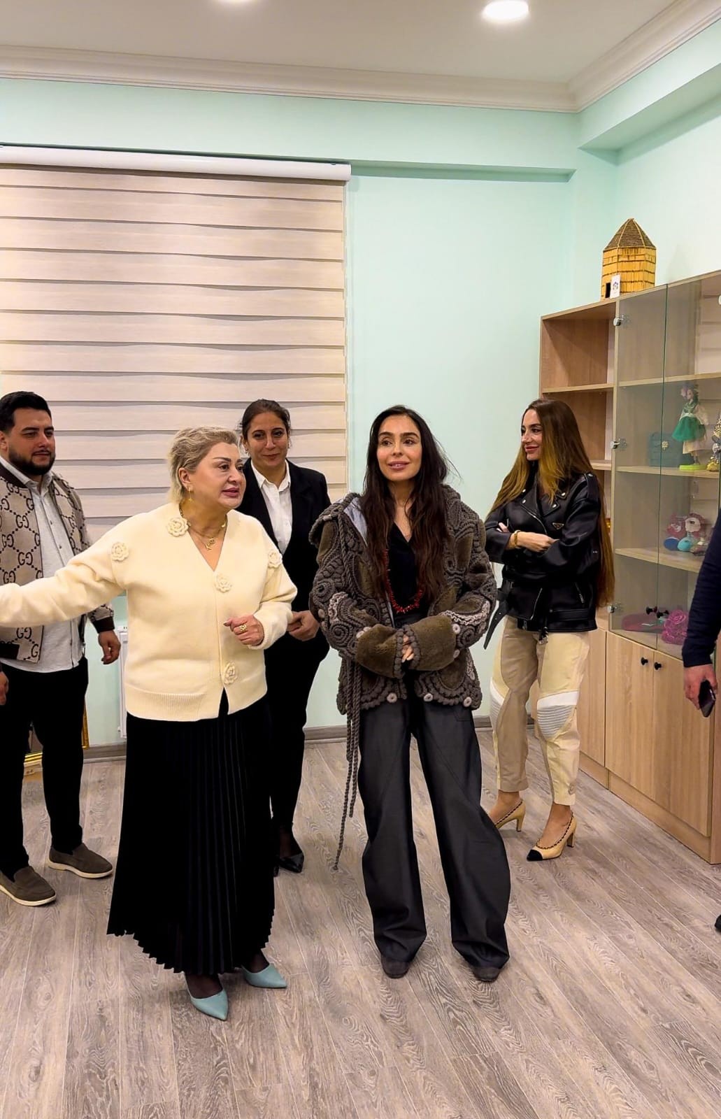 Leyla və Arzu Əliyevalar açılışda iştirak ediblər - FOTOLAR