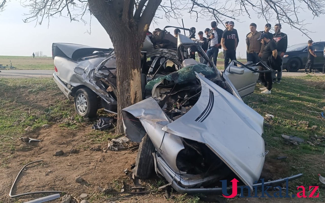 Azərbaycanda tələbə yol qəzasında öldü - FOTOLAR (YENİLƏNİB)