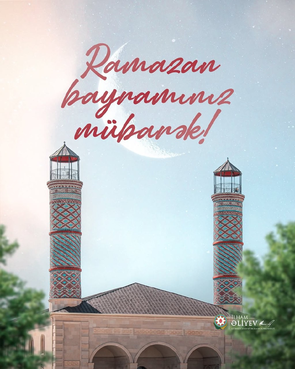 İlham Əliyev Ramazan bayramı münasibətilə paylaşım etdi - FOTO