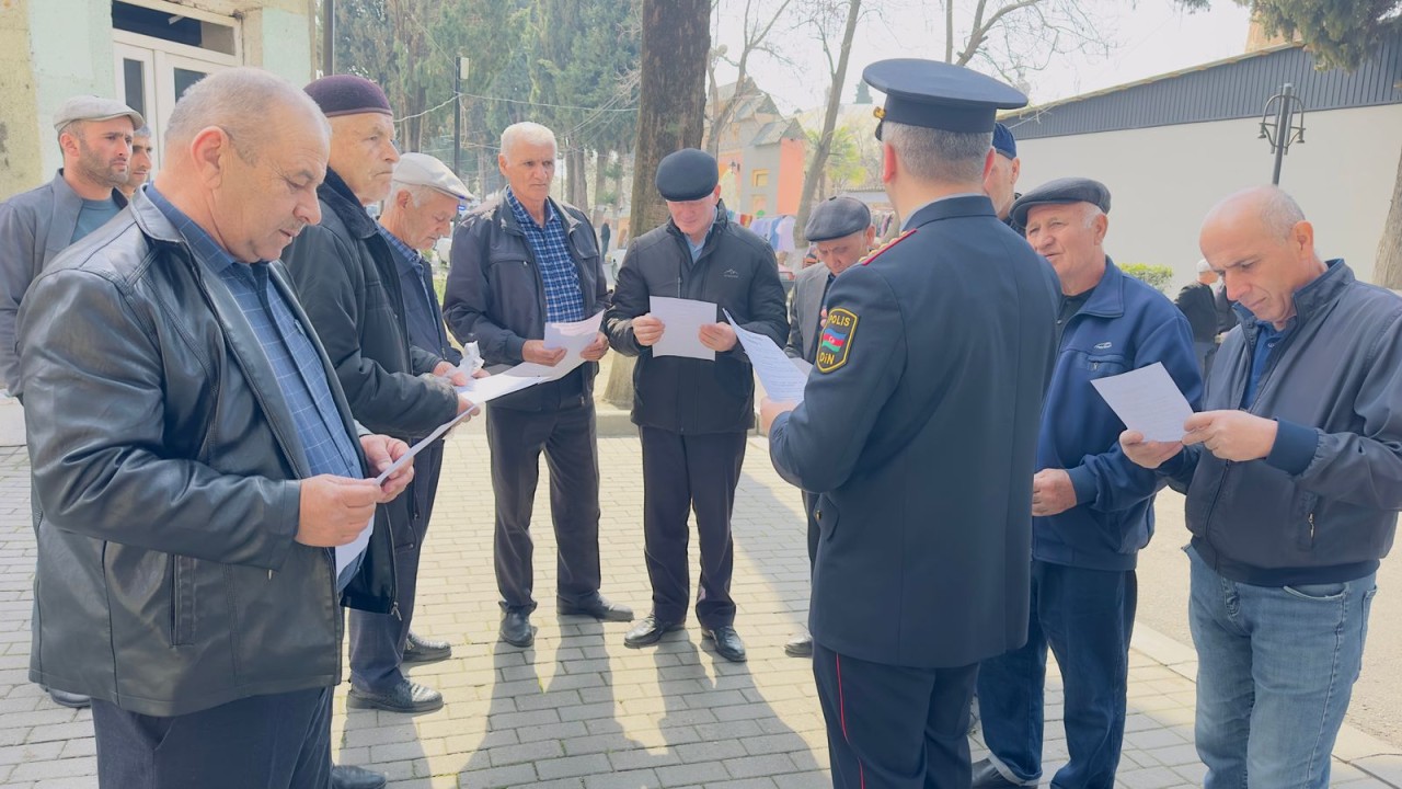 “Kiberdələduzlara qarşı diqqətli olun!” – Polis Balakəndə tədbirlər keçirdi