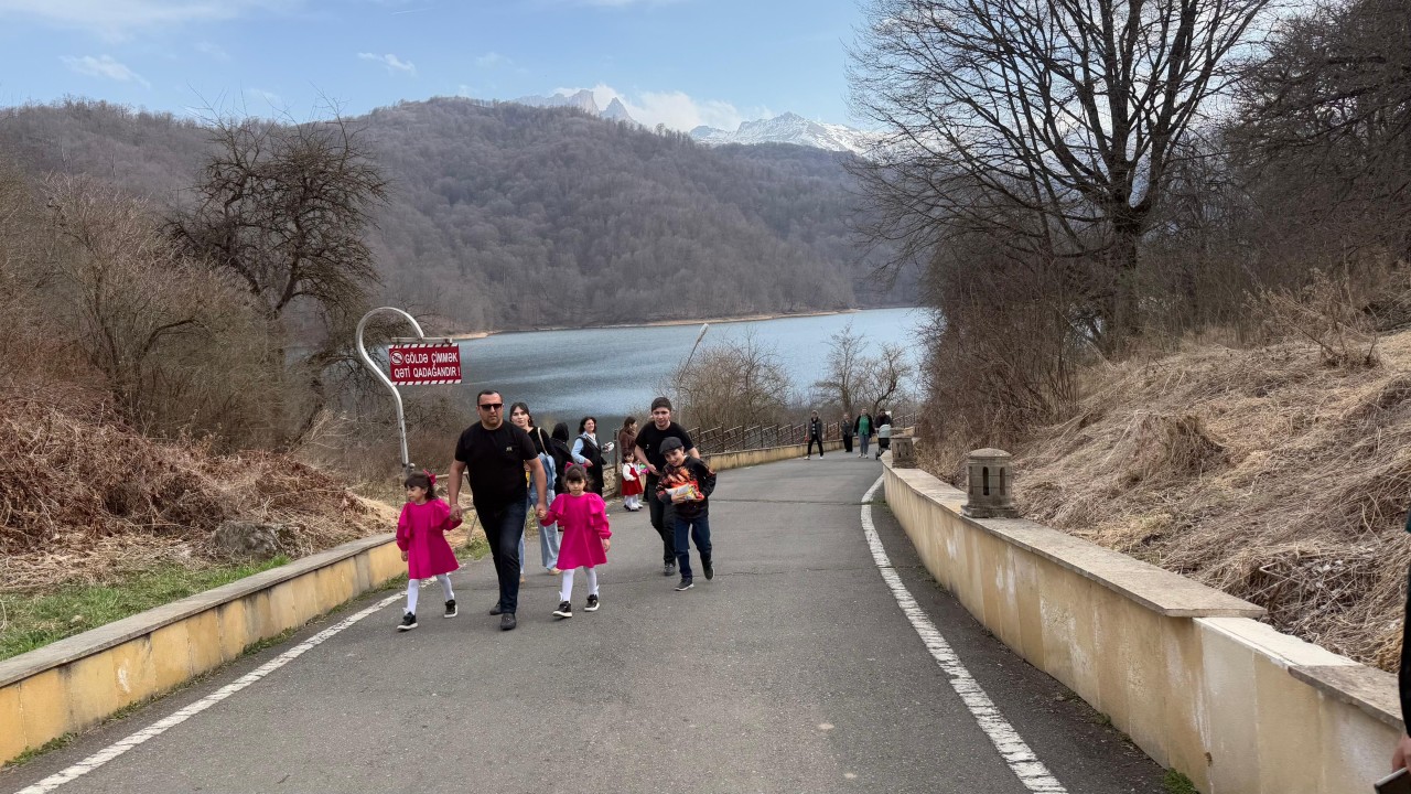 Bayram günlərində milli parklara 6482 turist səfər edib - FOTOLAR