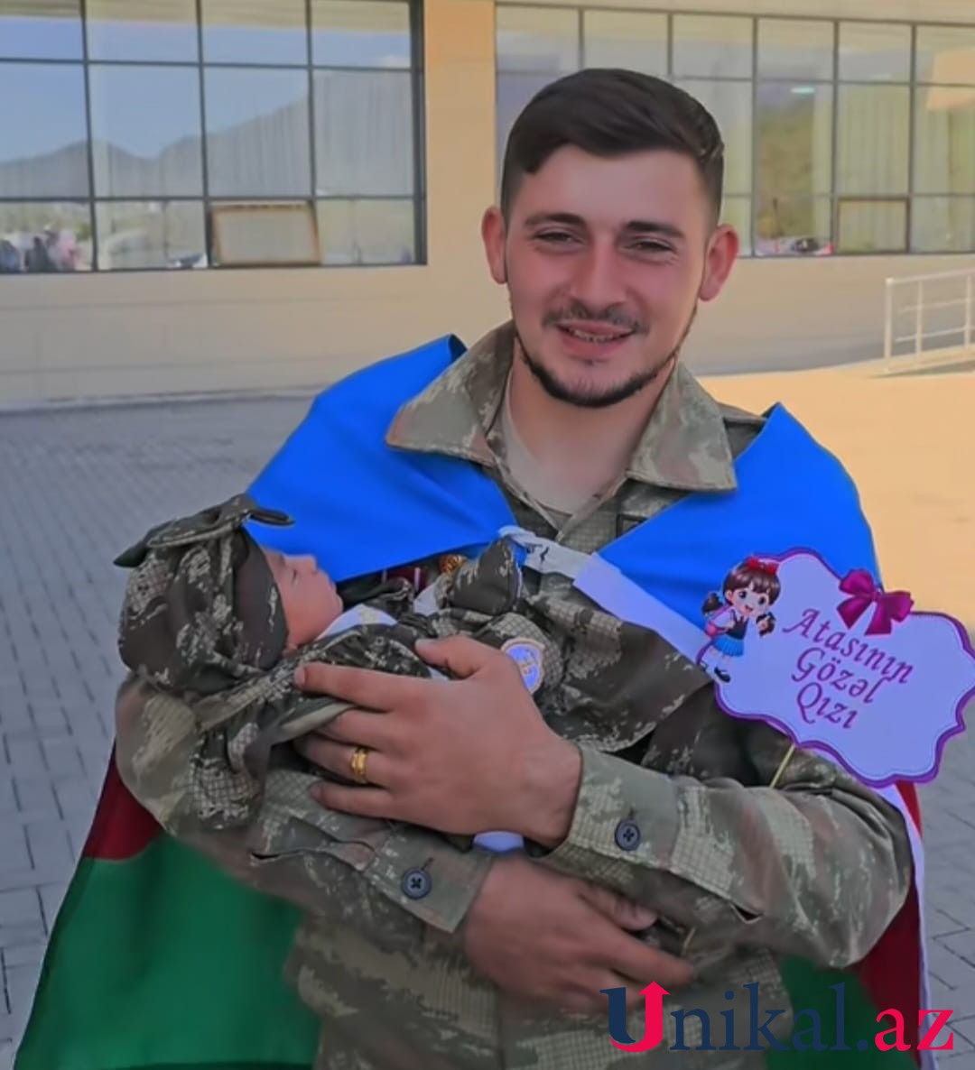 Vətən müharibəsi qazisi ata oldu - FOTO