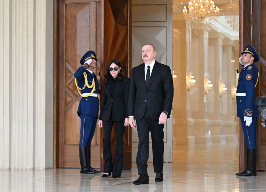 İlham Əliyev Almaniya Prezidentini qarşıladı - VİDEO+FOTOLAR (YENİLƏNİB)