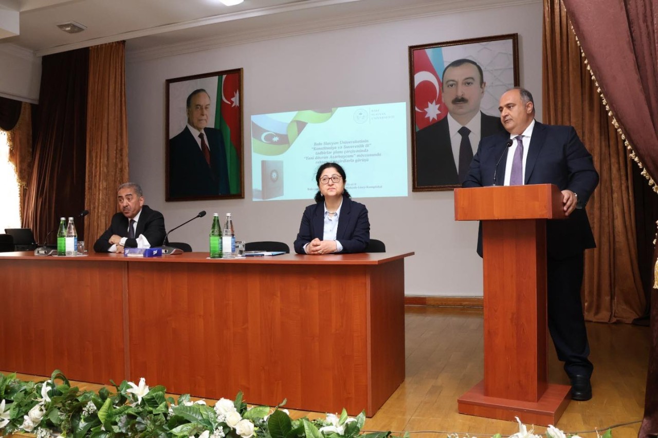 “Yeni dövrün Azərbaycanı” mövzusunda tədbir keçirildi - FOTOLAR