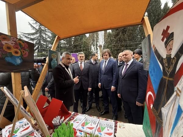 Gürcüstanın Prezidenti Novruz şənliyində iştirak edib - FOTOLAR