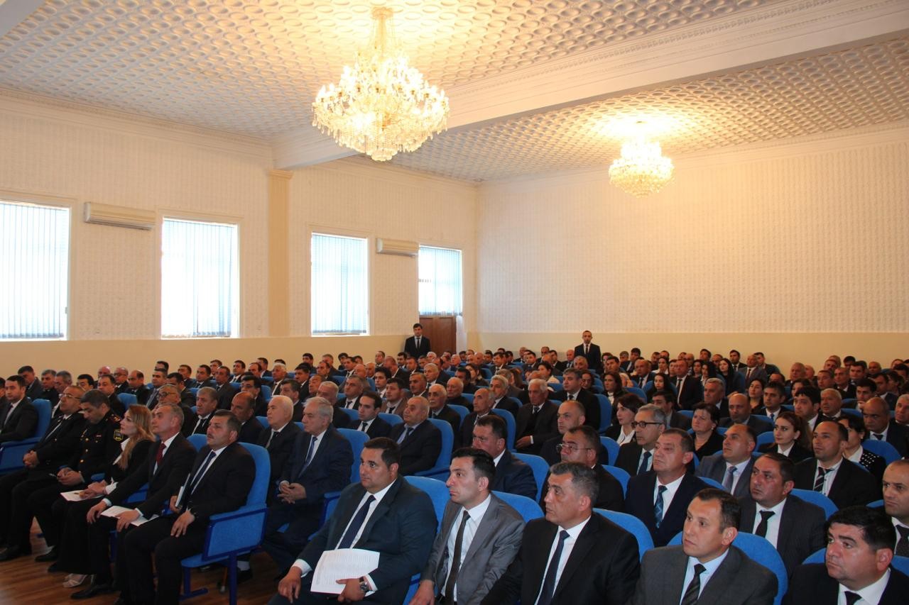 Goranboy RİH başçısı yanında şura iclası keçirildi - FOTOLAR