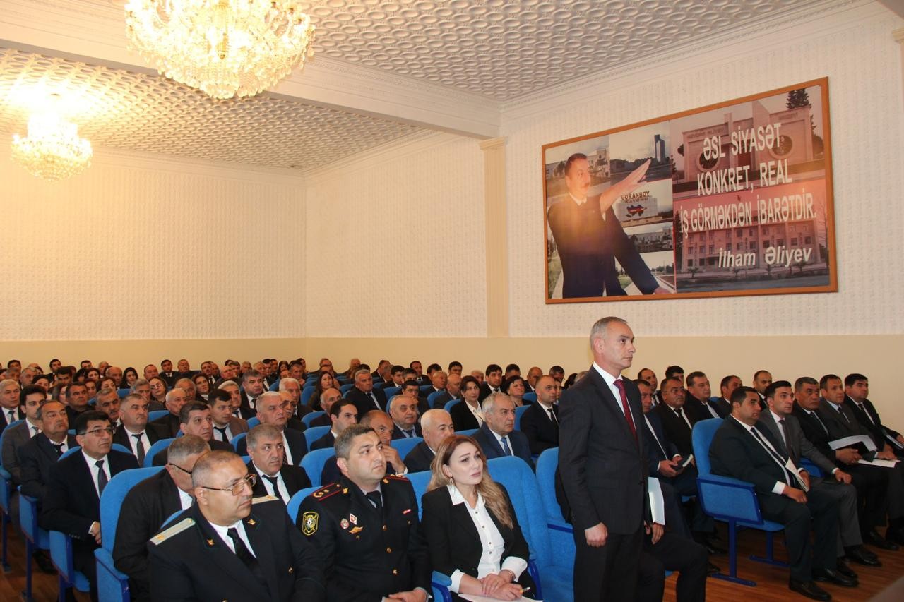 Goranboy RİH başçısı yanında şura iclası keçirildi - FOTOLAR