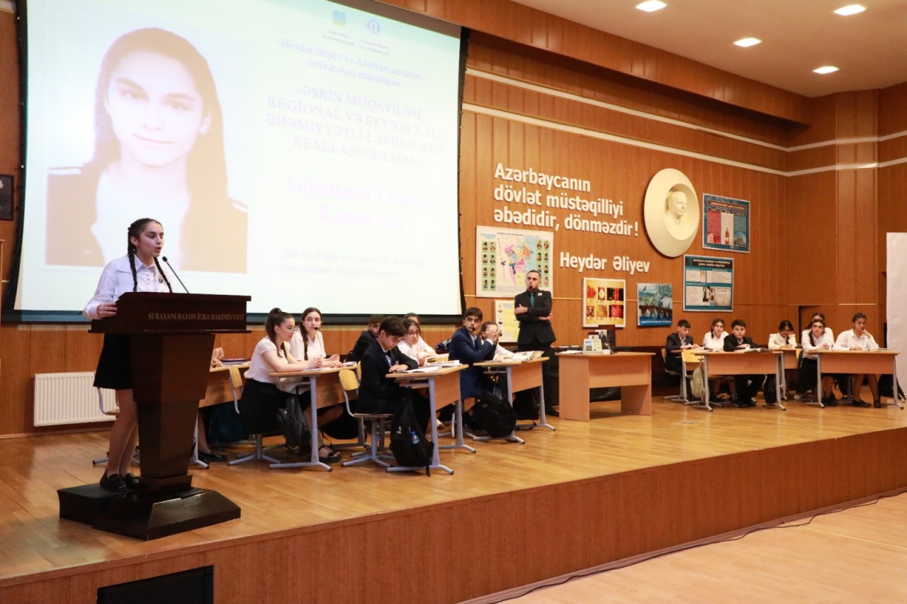 Suraxanıda referat-yazı müsabiqəsi keçirilib - FOTOLAR