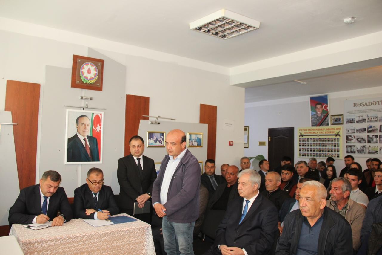 Goranboyun icra başçısı səyyar qəbul keçirdi - FOTOLAR