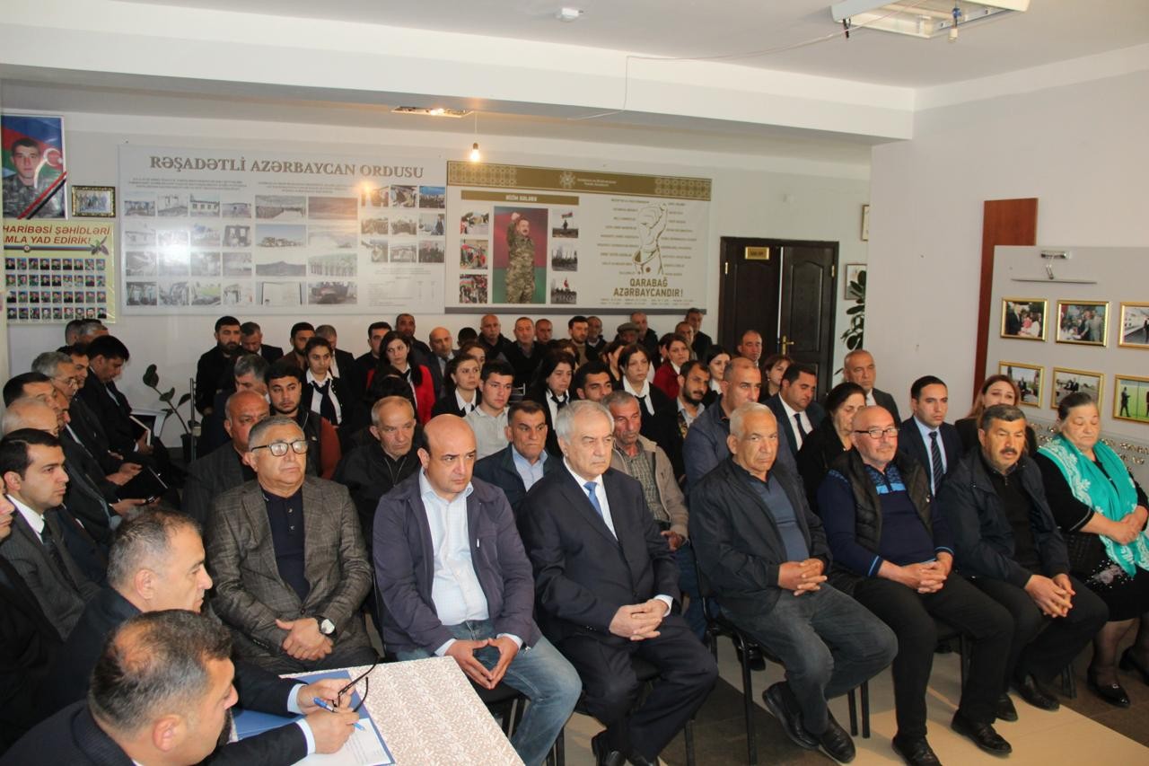 Goranboyun icra başçısı səyyar qəbul keçirdi - FOTOLAR