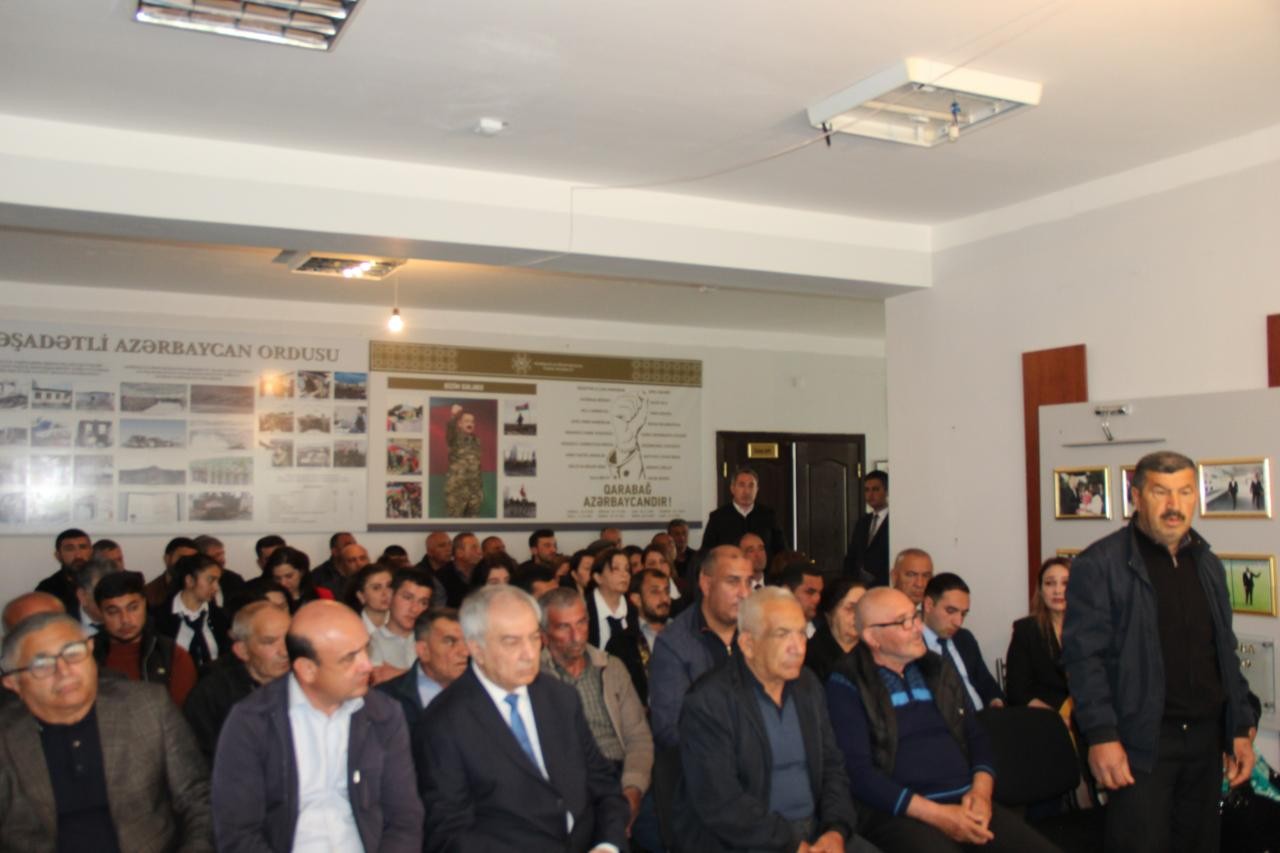 Goranboyun icra başçısı səyyar qəbul keçirdi - FOTOLAR