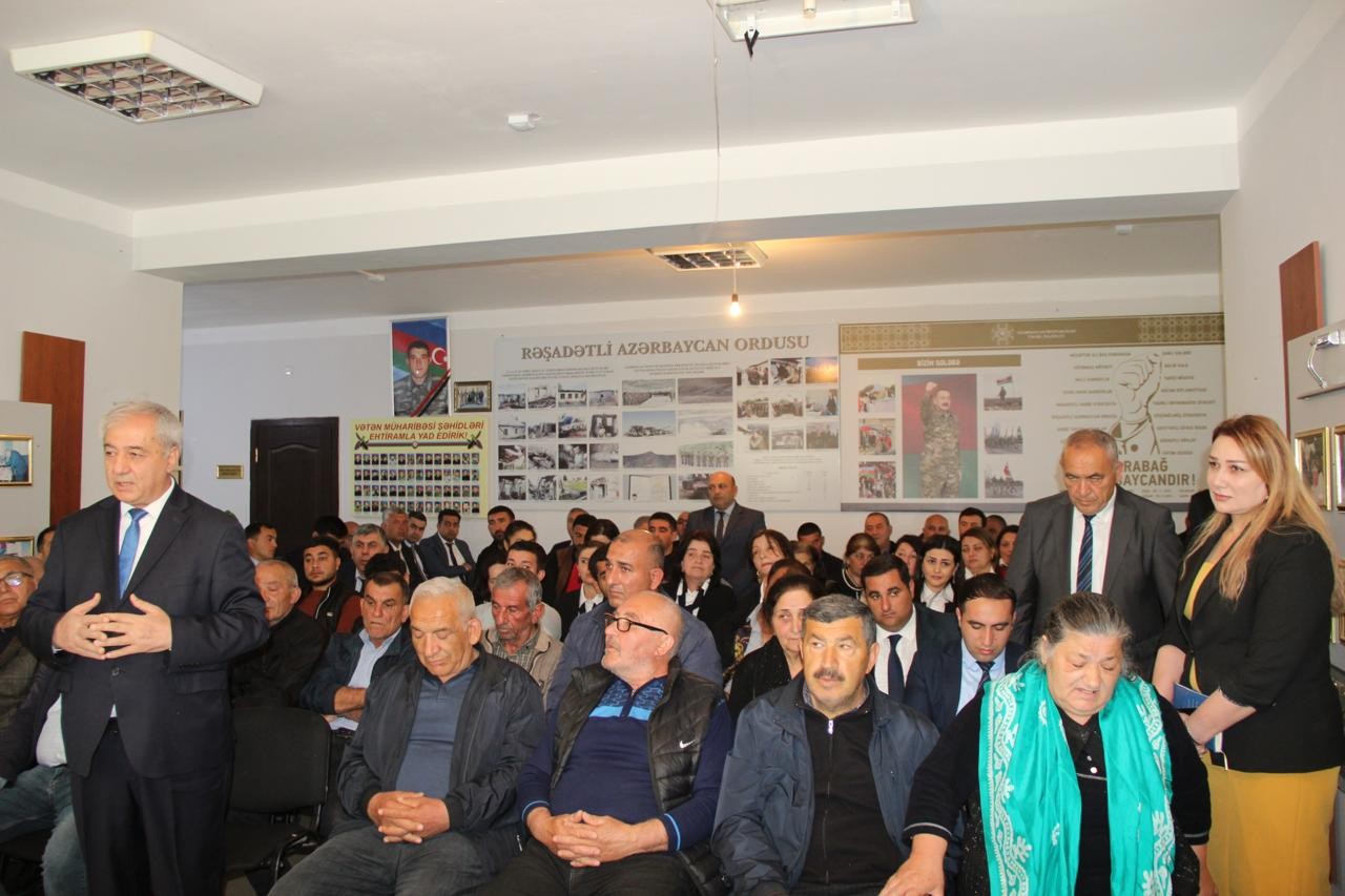 Goranboyun icra başçısı səyyar qəbul keçirdi - FOTOLAR