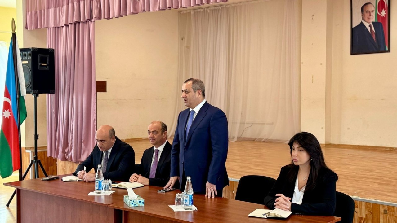 Suraxanıda RİH başçısının səyyar görüşləri davam edir - FOTOLAR