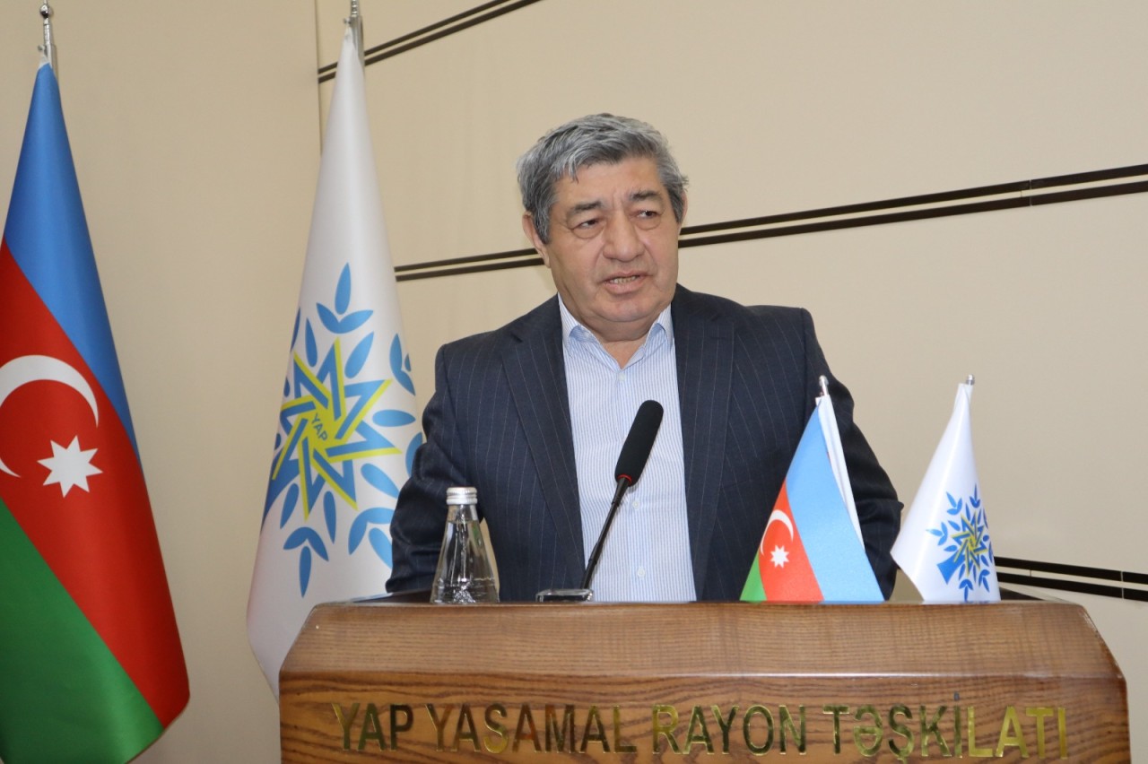 YAP Yasamal rayon təşkilatında gənclərlə görüş keçirilib - FOTOLAR