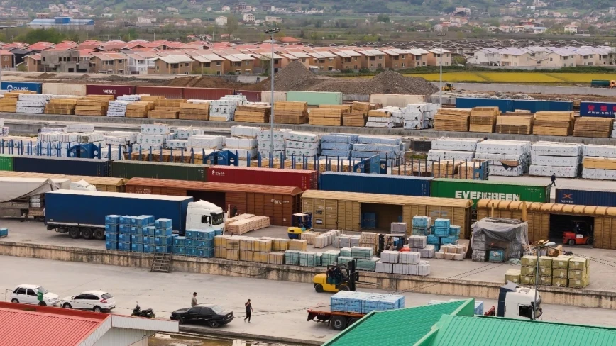 ADY Astara Terminalının inşası üzrə işlərin böyük hissəsini tamamlayıb - FOTOLAR