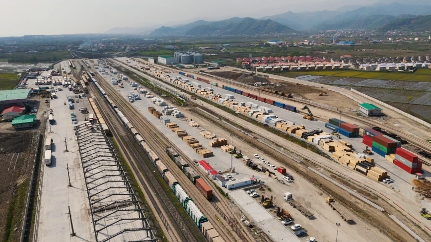 ADY Astara Terminalının inşası üzrə işlərin böyük hissəsini tamamlayıb - FOTOLAR