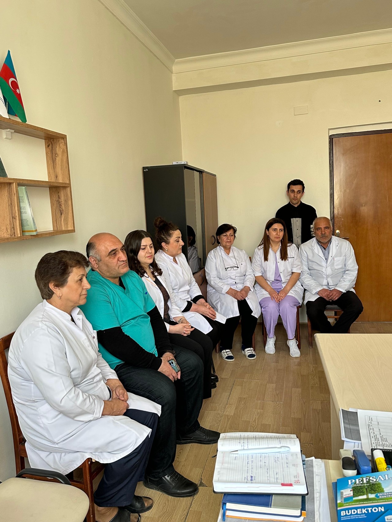 YAP Xəzər rayon təşkilatı partiya üzvləri ilə görüş keçirdi - FOTOLAR